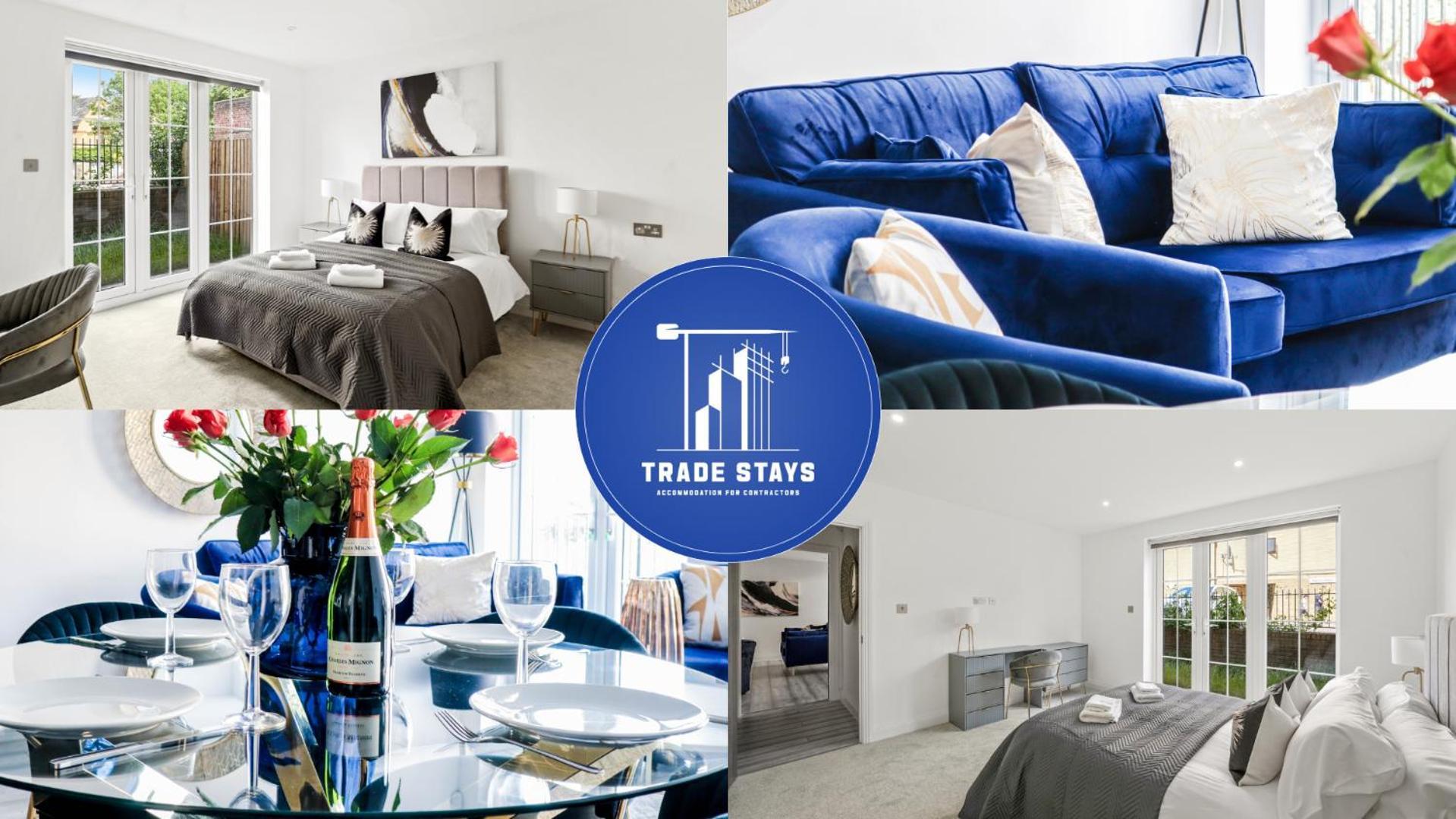 Elegant Apartments In Staines L Free Onsite Parking Exterior foto